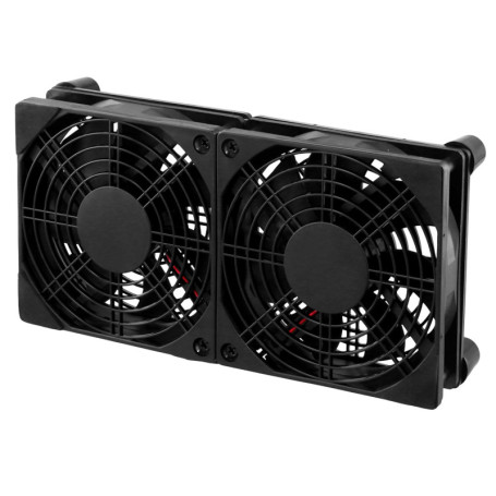 Ventilateur USB 120mm QWORK 2 en 1 pour PC et Routeur