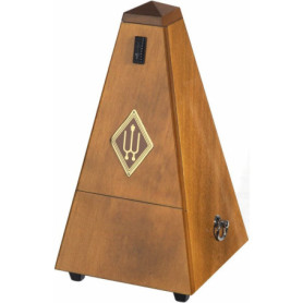 Métronome Wittner Taktell en Bois Massif - Design Pyramidale avec Cloche