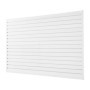 Panneau Mural à Lattes VEVOR pour Garage et Atelier - Rangement Outils PVC Blanc