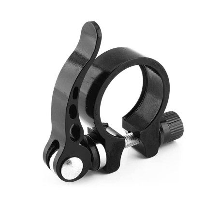 Collier de Serrage en Aluminium Noir pour Selle de Vélo - 25,4 mm à 31,8 mm