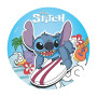 Dekora, Stitch, Disque d'Azyme Comestible, Décoration pour Gâteaux d'Anniversaire d'Enfants, Rond 20 CM