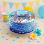 Dekora, Stitch, Disque d'Azyme Comestible, Décoration pour Gâteaux d'Anniversaire d'Enfants, Rond 20 CM