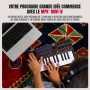 Akai Professional MPK Mini IV Clavier MIDI USB-C pour Débutants et Producteurs - Pads de Batterie MPC, Molettes Pitch et Mod, Lo