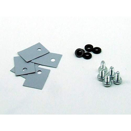 Set de 5 Dissipateurs Isolants pour Transistors TO220 - POPESQ