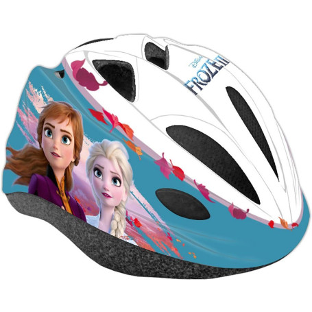Casque de Vélo Disney Frozen pour Filles - Taille Réglable 52-56 cm