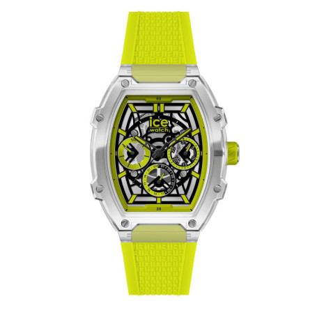 Montre ICE-WATCH Ice Boliday Jaune pour Homme - Design Transparent et Tendance