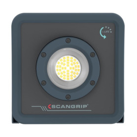Lampe de travail Scangrip Nova R LED rechargeable USB-C, 2000 lumens, compacte et ergonomique