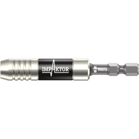 Porte-embouts Impacter Wera avec jonc d'arrêt et aimant - 1/4 pouce x 75 mm