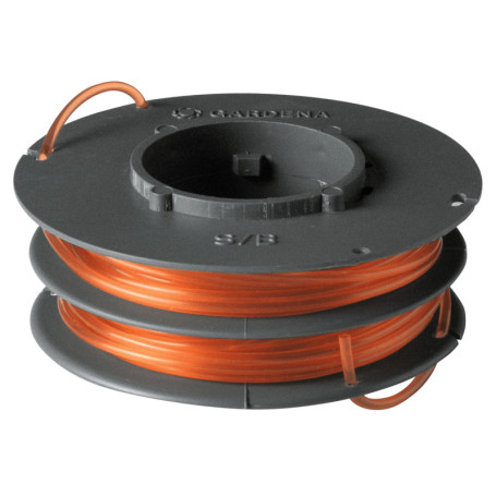 Bobine de Fil de Coupe Gardena pour Tondeuses et Coupe-Bordures - 2 x 5 m