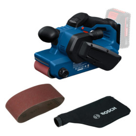 Ponceuse à bande sans-fil Bosch PRO 18V GBS18V-75 avec bande abrasive