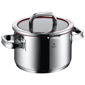 Marmite Haute WMF Function 4 avec Couvercle en Verre - 20 cm, Acier Inoxydable