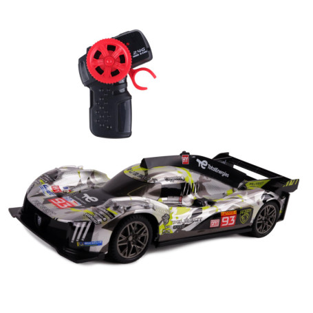 Voiture Télécommandée Peugeot 9X8 - Grise - 1/24 - Prêt à Rouler