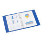 Classeur souple A4 Viquel MAXI FEEL'EASY - 4 anneaux - Bleu