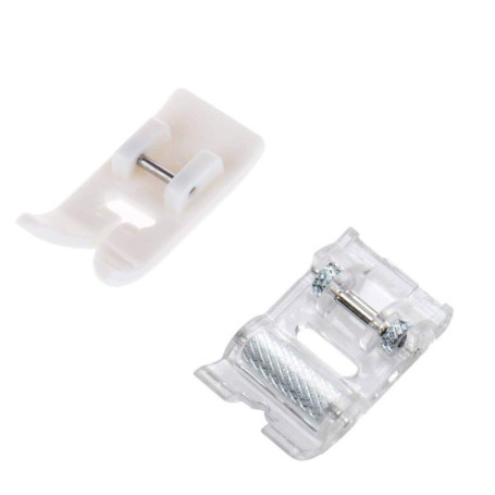 Kit Pied-de-biche et Rouleau en Teflon pour Machines à Coudre La Canilla