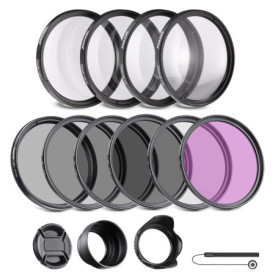 Kit de Filtres Photo NEEWER 67mm avec ND, CPL, UV et Accessoires
