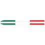Lot de 2 Bandes Adhésives Tricolores avec Drapeau Italien - 4R Quattroerre.it