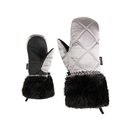 Moufles de Ski Ziener KWINZI-Z pour Femme avec Poignets en Fourrure Synthétique