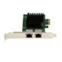 Carte Contrôleur Réseau PCIe 2.5G avec 2 Ports RJ45 - Chipset Intel I225-V