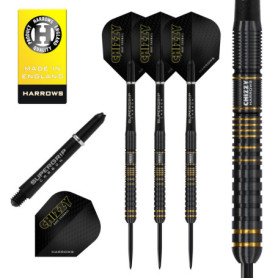 Fléchettes Professionnelles Harrows Dave Chisnall - Série Chizzy pour 3 Joueurs