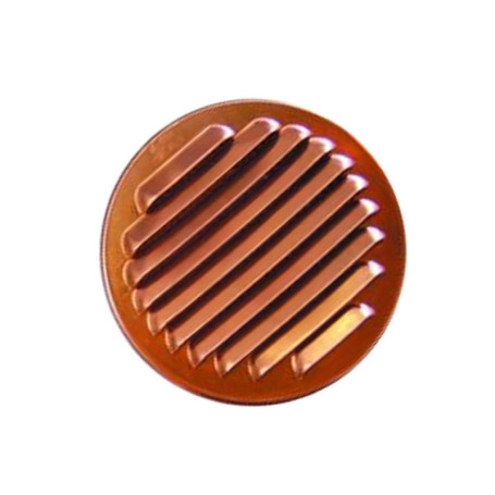 Grille d'Aération Ronde en Cuivre Universelle avec Ressorts