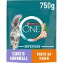 PURINA ONE BIFENSIS Alimentation Sèche pour Chat - Riche en Poulet - Lot de 6 x 750 g