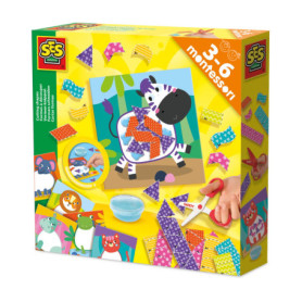 SES Creative - Kit Montessori pour Découper et Créer avec Ciseaux Sécurisés