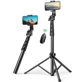 UGREEN Perche Selfie 3 en 1 Télescopique avec Trépied et Télécommande Bluetooth