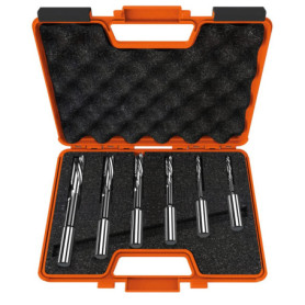 CMT Orange Tools - Jeu de 6 Meches à Mortaiser en Acier Haute Résistance