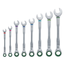 Set de 8 clés mixtes à cliquet Bosch - Performance et Précision