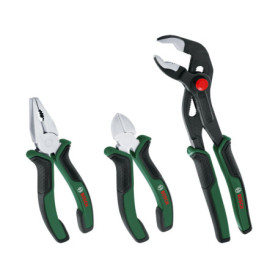 Set de 3 Pinces Premium Bosch avec Revêtement Ergonomique