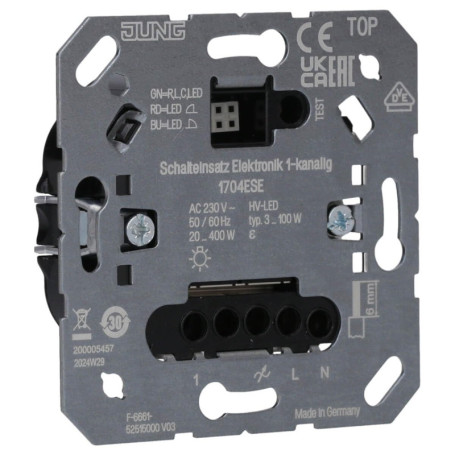 Commutateur électronique à 1 canal avec entrée satellite - Jung