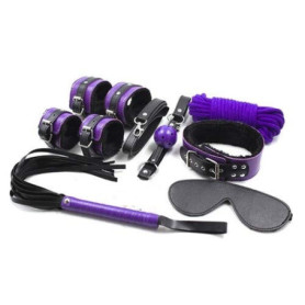 Kit de Bondage BeHorny avec Menottes et Fouet pour Plaisir Intense