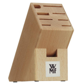 Bloc à Couteaux WMF en Bois de Hêtre - Rangement Pratique et Sûr