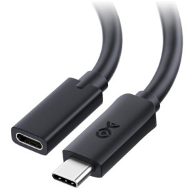 Câble d'Extension USB-C 40Gbps 1m - Haute Vitesse Noir