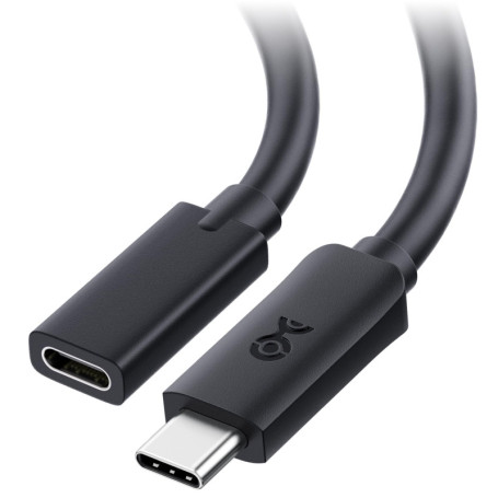 Câble d'Extension USB-C 40Gbps 1m - Haute Vitesse Noir