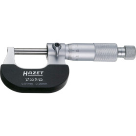 Micromètre de Précision HAZET 2155N-25 avec Coffret en Bois