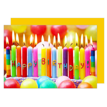 Carte d'anniversaire élégante avec enveloppe - Edition Seidel