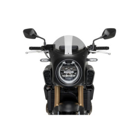 Demi-Carénage Rétro Puig 21961H en Fumée pour Moto