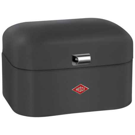 Boîte à Pain Graphite Mat WESCO avec Trous d'Aération et Poignée Stable