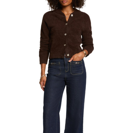 Gilet de Sécurité Femme Morgan en Polyester Café M