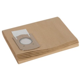 Sac Filtre en Papier Bosch pour Aspirateurs GAS 12-50 RF - Lot de 5