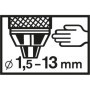 Mandrin Automatique Bosch 13 mm pour Perceuses et Perceuses à Percussion