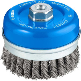 Brosse Boisseau PRO Steel Longlife Bosch pour Meuleuse Angulaire 100 mm
