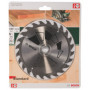Lame de Scie Circulaire Bosch 160 mm pour Bois - 24 Dents