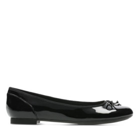 Ballerines Plates Femme Clarks Couture Bloom en Cuir Noir - Taille 41 EU