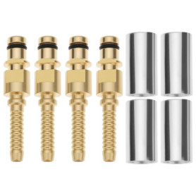EMSea Lot de 4 Adaptateurs de Connecteurs Rapides pour Nettoyeurs Haute Pression Karcher