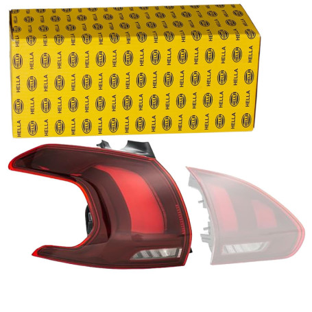 Feu Arrière LED Hella pour Peugeot 2008 - Éclairage de Qualité