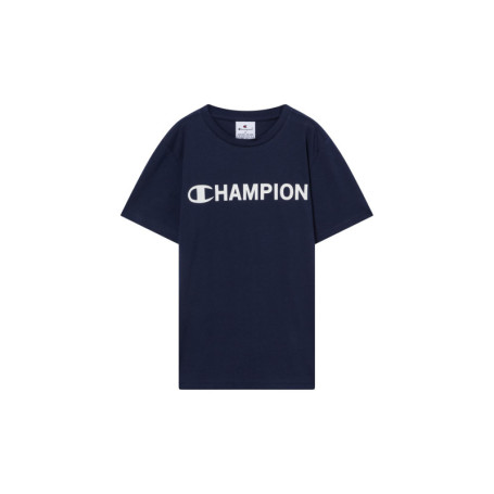 T-Shirt à Manches Longues Champion Legacy pour Garçon - Motif Graphique Bleu