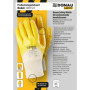 Gants de travail en coton avec protection nitrile - Taille 10 - 12 paires
