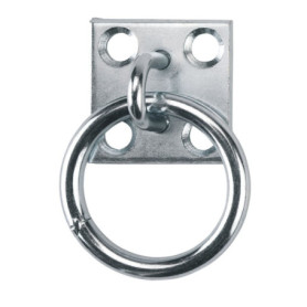 Anneau de Fixation Galvanisé Kerbl pour Chevaux